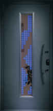LED Haustür